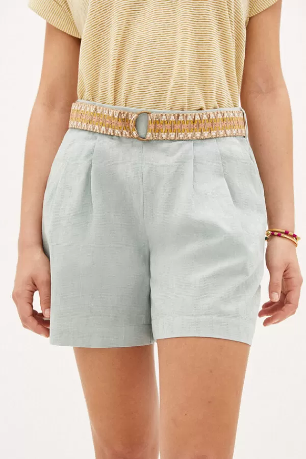 Hoss Intropia Bernarda. Bermudas Algodon Con Cinturon*Femenino Pantalones
